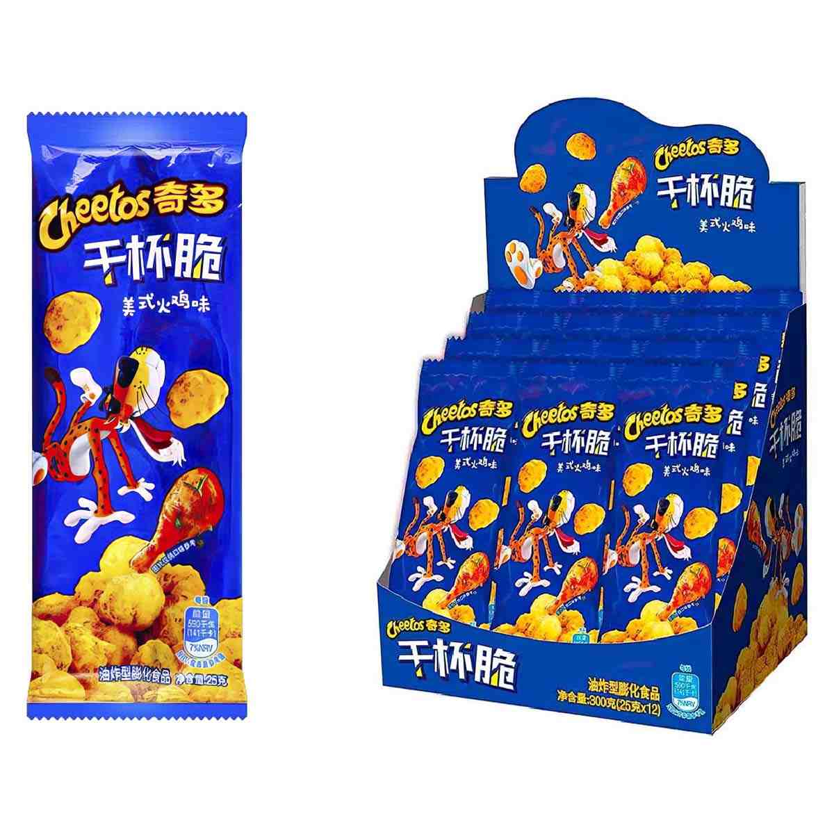 Кукурузные чипсы Cheetos 25гр американская индейка