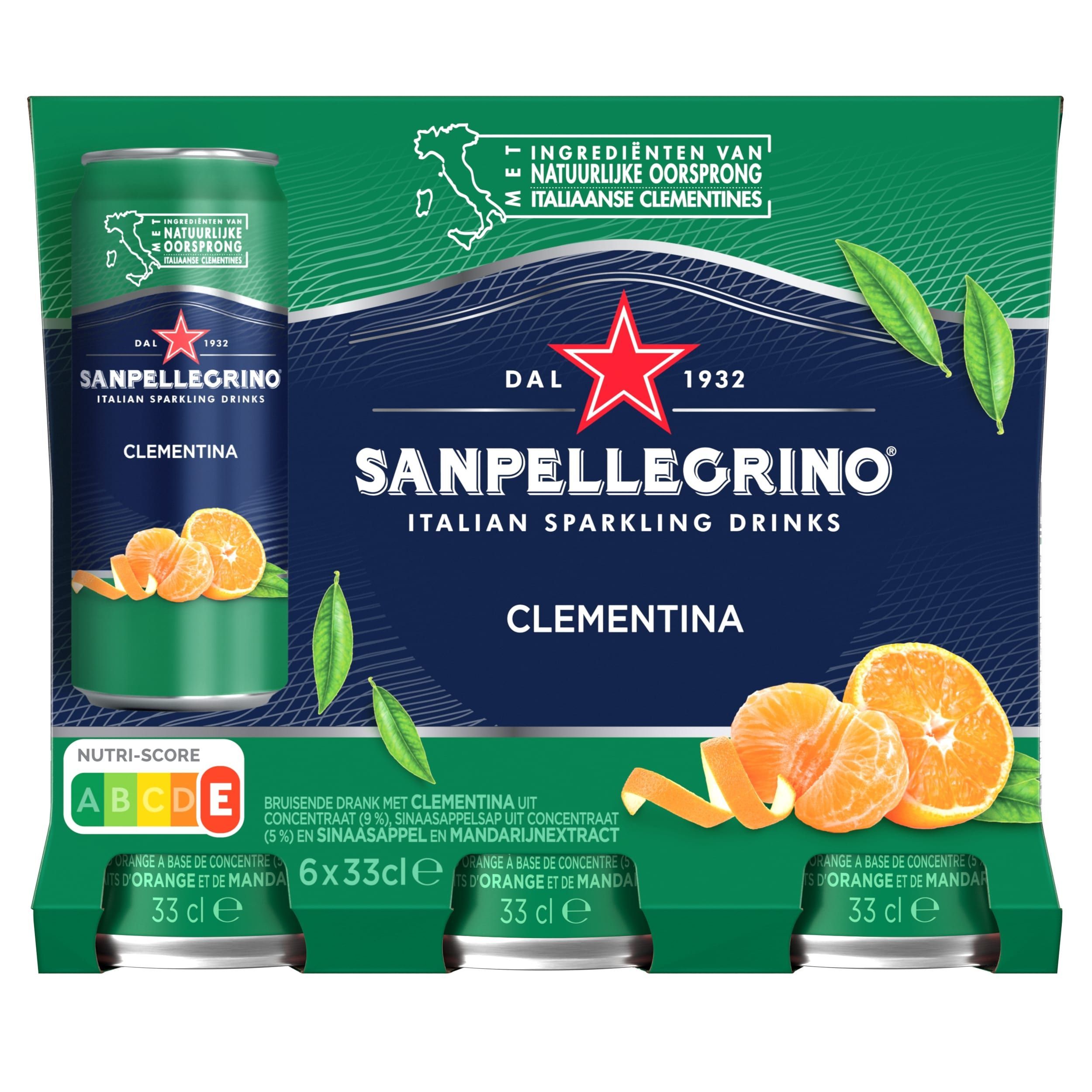 Напиток Sanpellegrino CLEMENTINA жб 0,33
