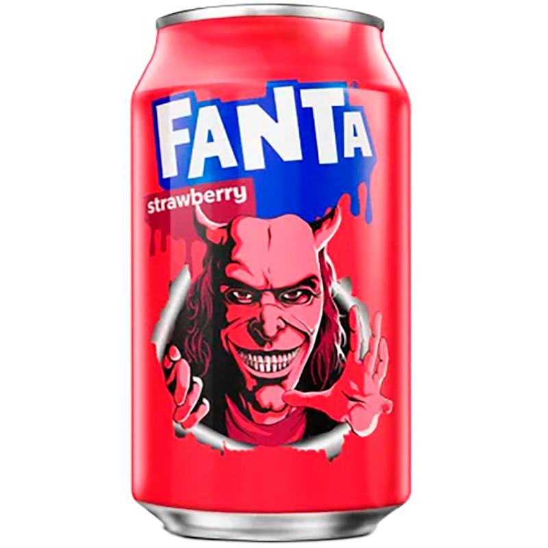 Напиток Fanta Strawberry BLACK PHONE 2 (Фанта Клубника) 355мл