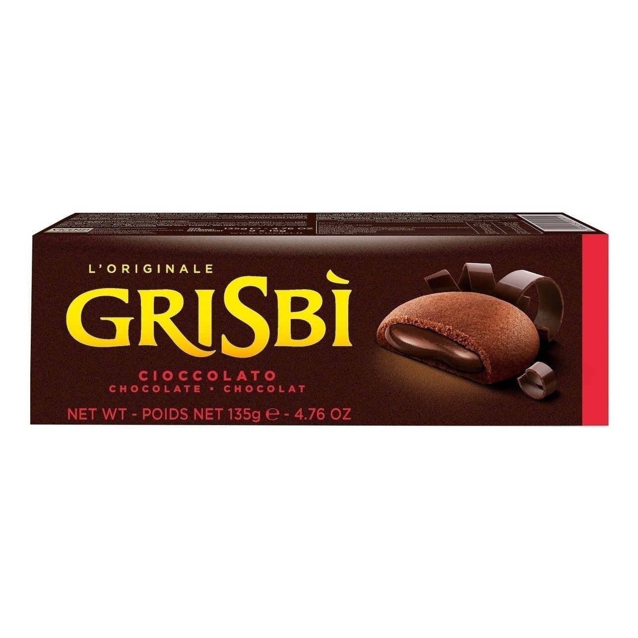 Печенье Grisbi Chocolate Cream 135гр Италия