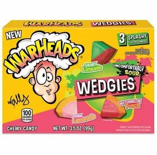 Мармелад кислый WARHEADS Wedgies 99гр США