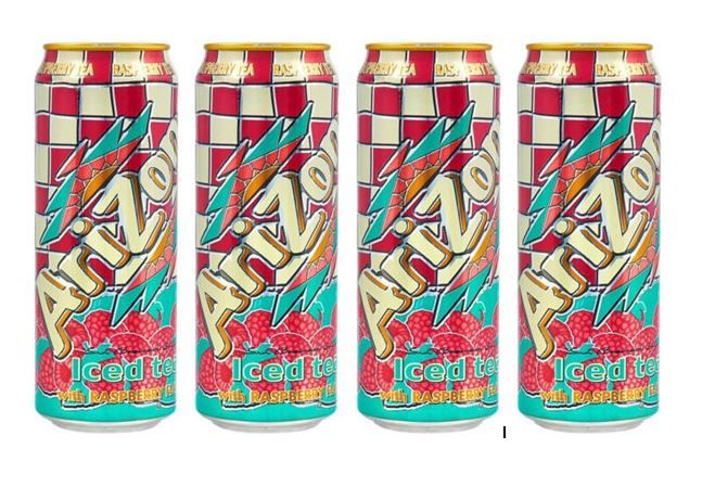 Напиток AriZone Iced tea with RASPBERRY FLAVOR 0.650мл