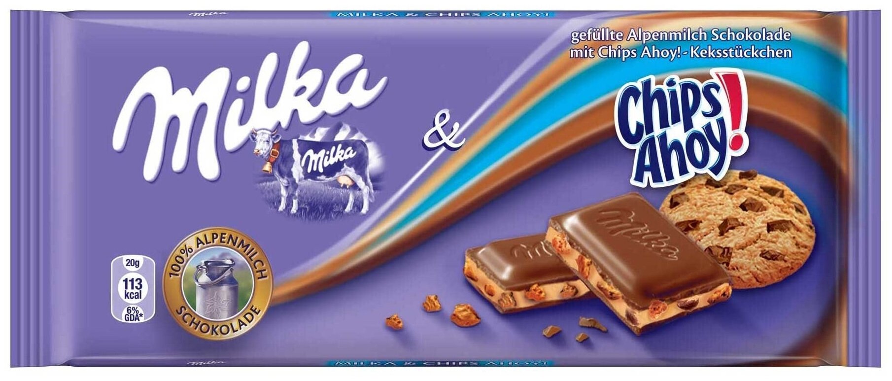 Шоколад Milka Chips Ahoy Польша 100гр