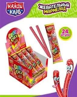 Мармелад "Crazy stick" клубника 20 гр.