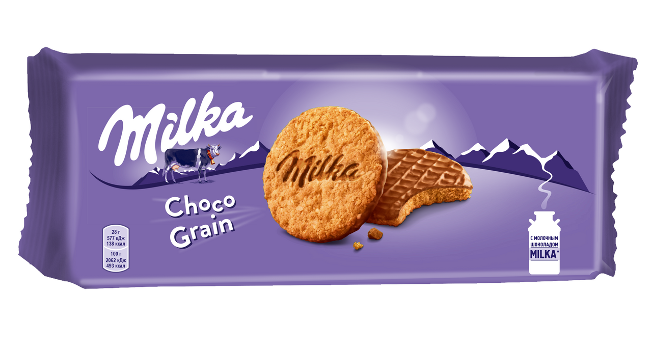 Печенье Milka 126гр Choco Grain 