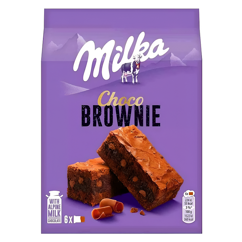 Milka Choco Brawnie 150гр (Милка Бисквит Чоко Брауни)