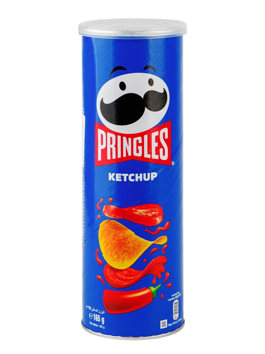Картофельные чипсы Pringles Ketchup со вкусом кетчупа 165г