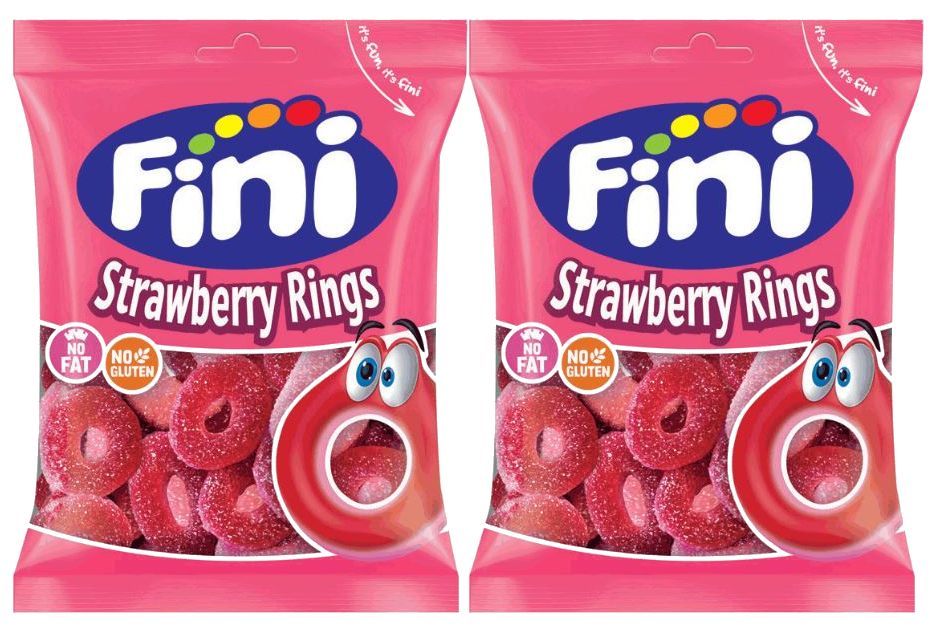 Мармелад FINI Strawberry Rings (КлубничныеКольца) 90гр Испания