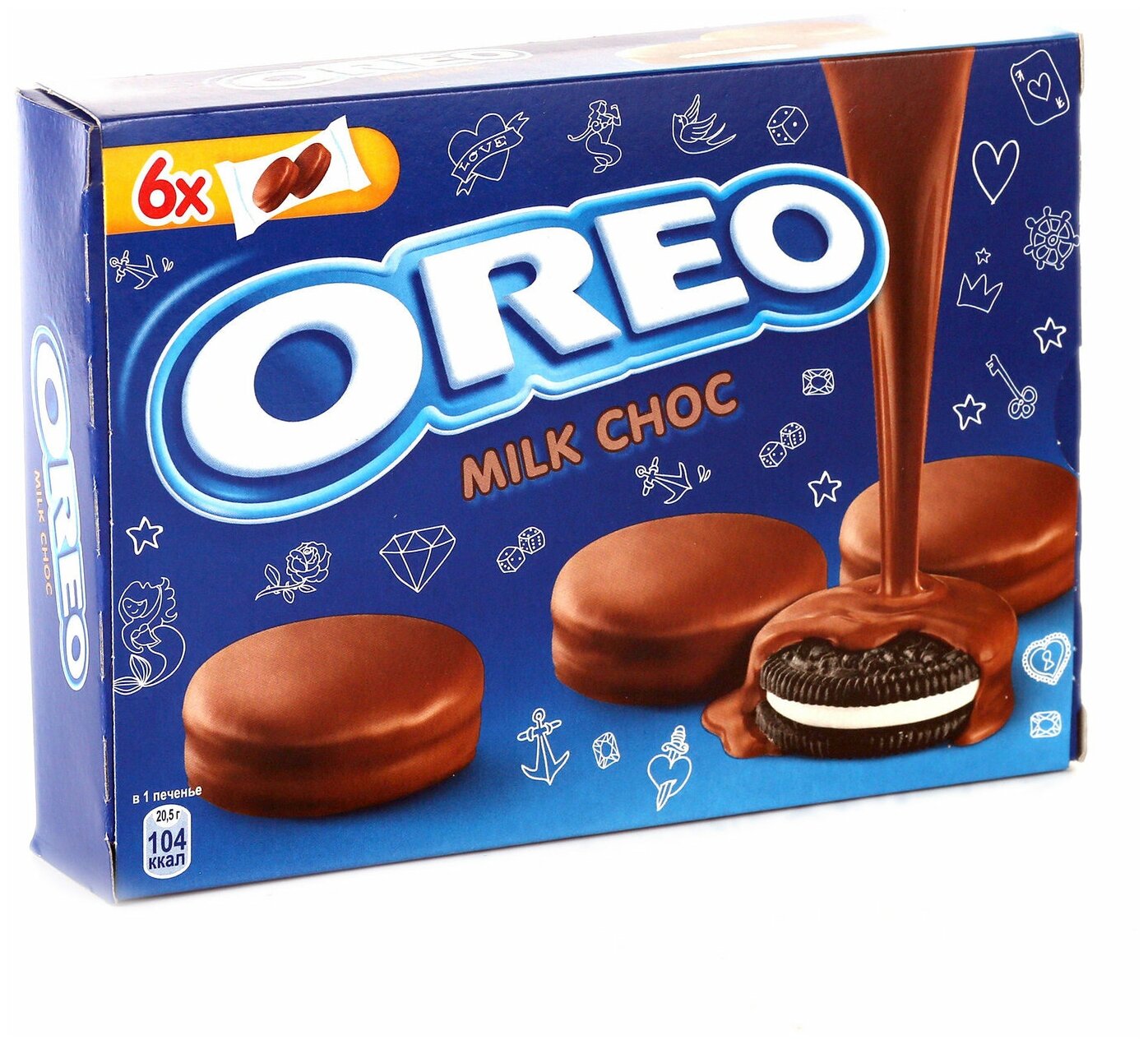 Печенье OREO В Молочном Шоколаде(ENROBED) 246гр (Германия)
