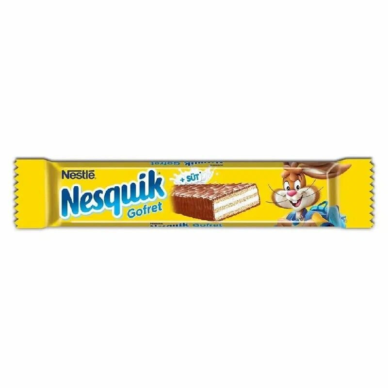Вафля-Батончик в молоч.шоколаде Nesquik 18гр