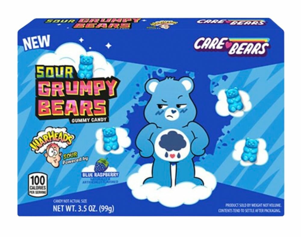 Мармелад кислый WARHEADS Grumpy Bears 99гр США