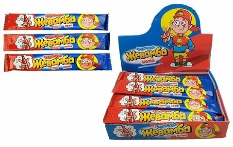 Жевательная конфета Хулиганская жевамба кола 12гр Пакистан 