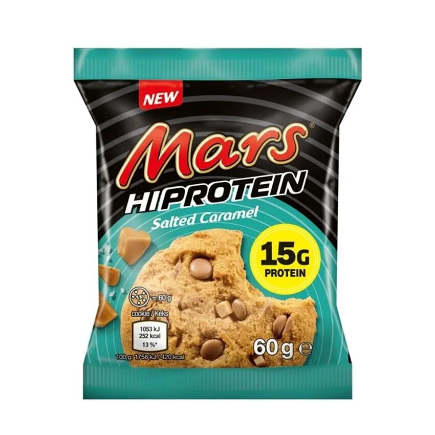 Печенье протеиновое Mars Salted Caramel (Марс Соленая карамель) 60г