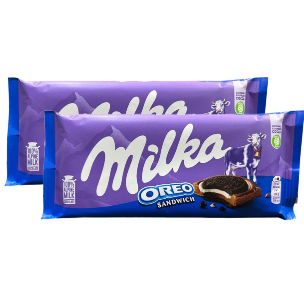 Шоколад Milka Oreo Sendwich Польша 92гр