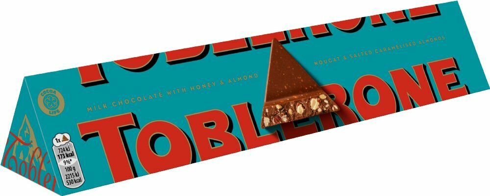 Шоколад Toblerone Crunchy Almond 100гр