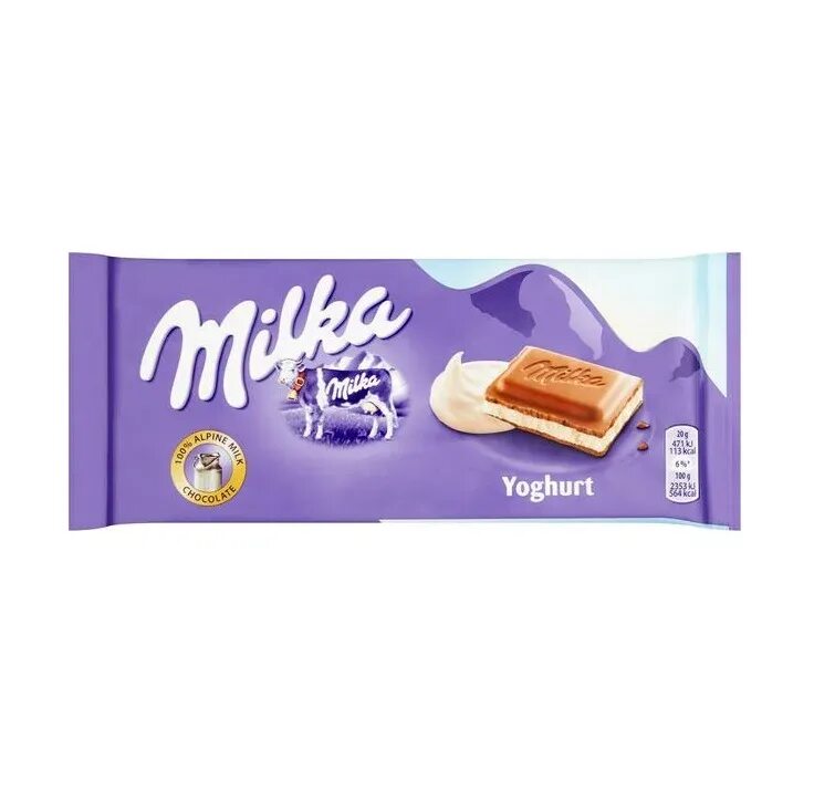 Шок.плитка Milka Joghurt (Милка Йогурт) 100гр