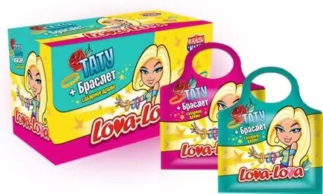 Драже Браслет+тату LOVA-LOVA 3гр.