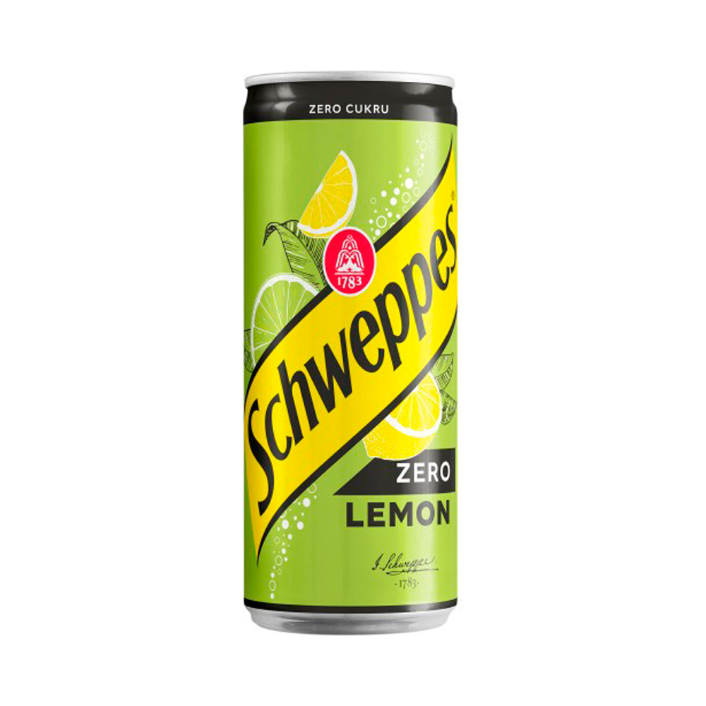 Напиток Schweppes Lemon Zero (Швепс Лимон Зеро) 330мл