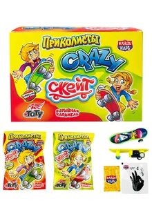 CRAZY скейт приколисты карамель+тату 
