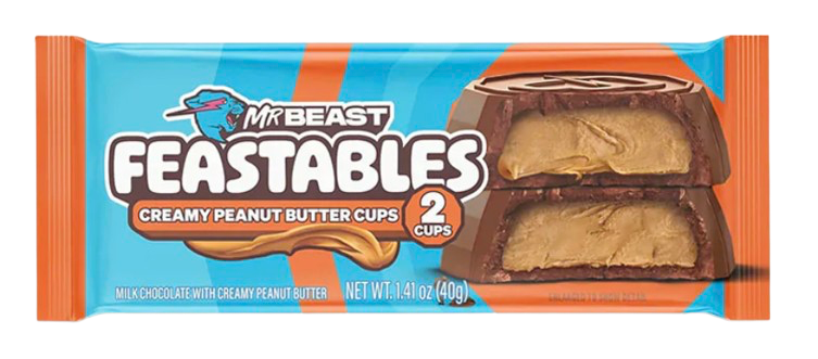 Шоколад MR BEAST Hazelnut Cups 40гр (США)