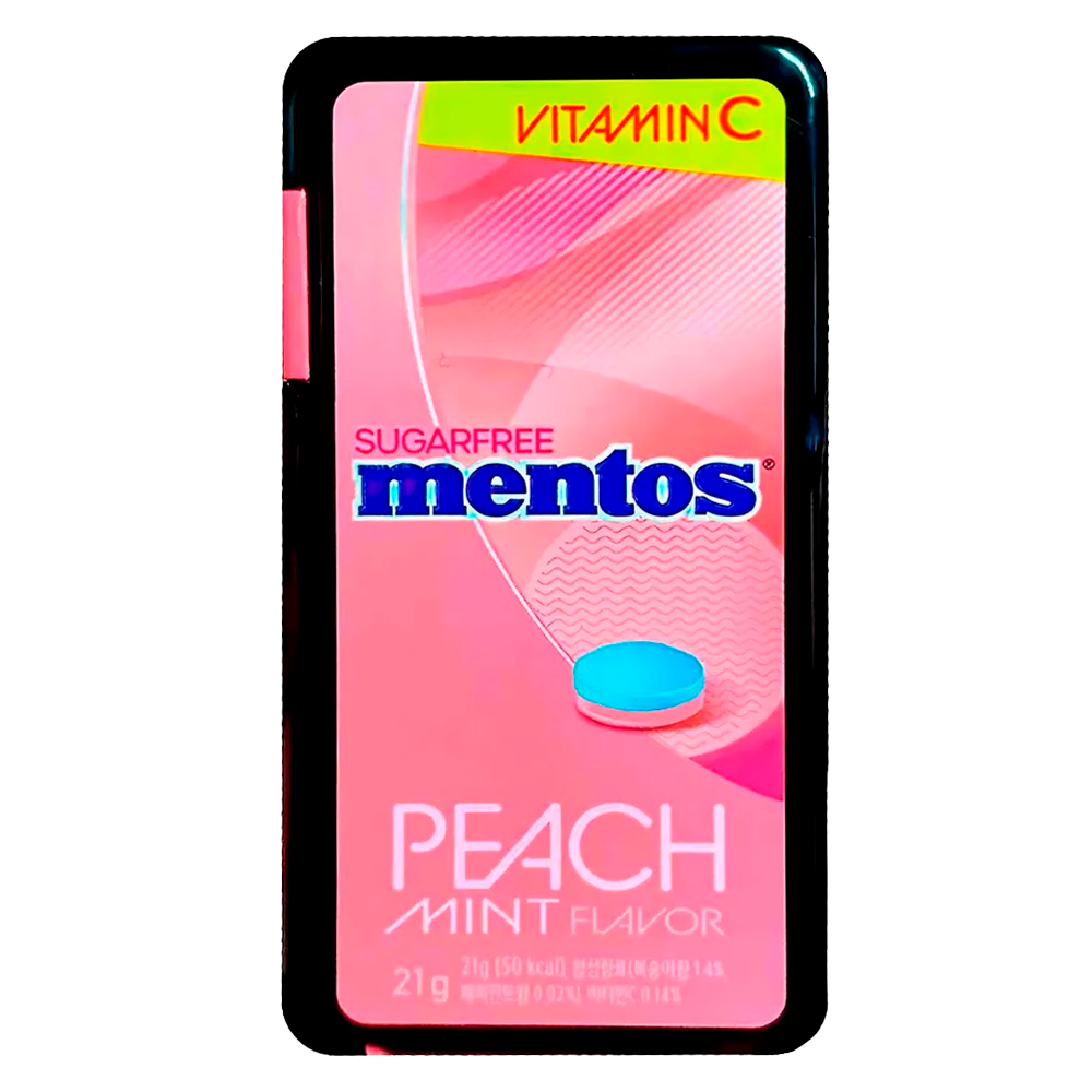 Драже MENTOS Персик 17.5 Вьетнам