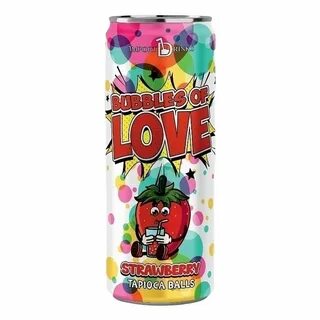 Чайный напиток Bubblies of Love Strawberry 320ml ж/б