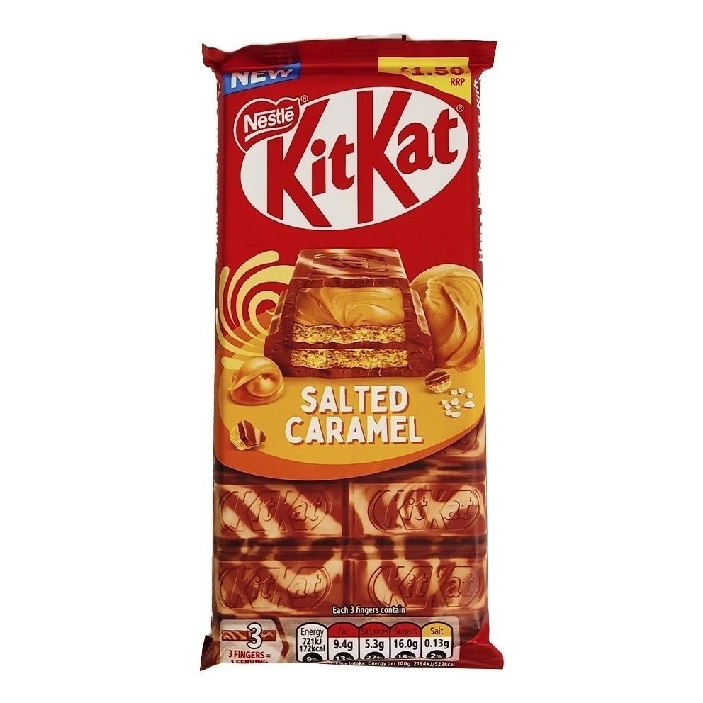 Шок. плитка Kit Kat Salted Caramel 99гр