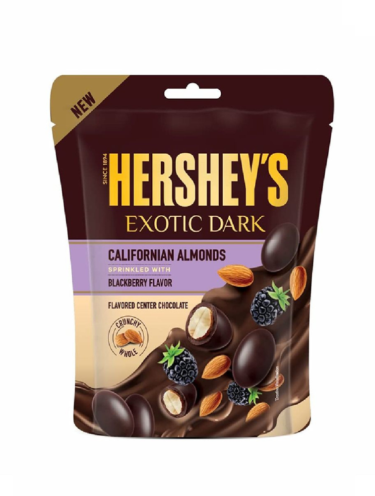 Hershey`s Exotic Dark Almonds Blackberry 90гр Индия