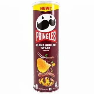 Чипсы PRINGLES Flame Grilled Steak 165гр Европа