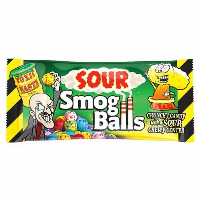 Жев конфета TOXIC Smog Balls 48гр
