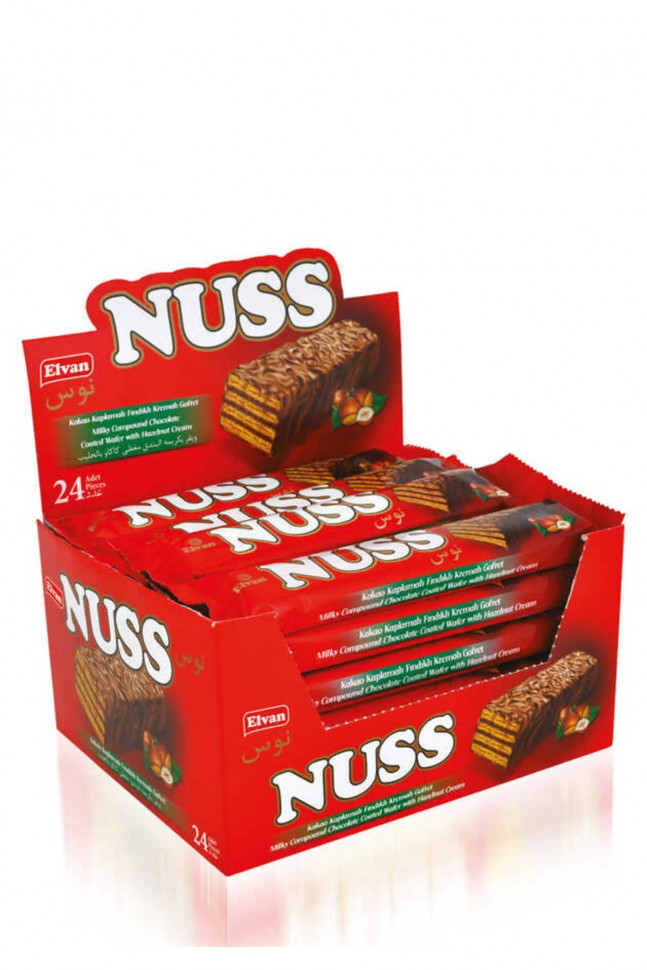 Вафля NUSS 28гр в асс