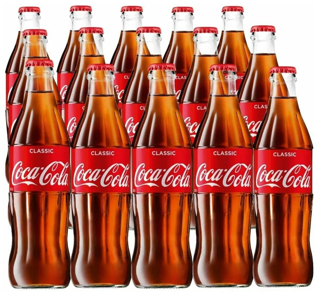 Напиток Coca-Cola Classic (Кока-Кола Классик) стекло 330мл Англия