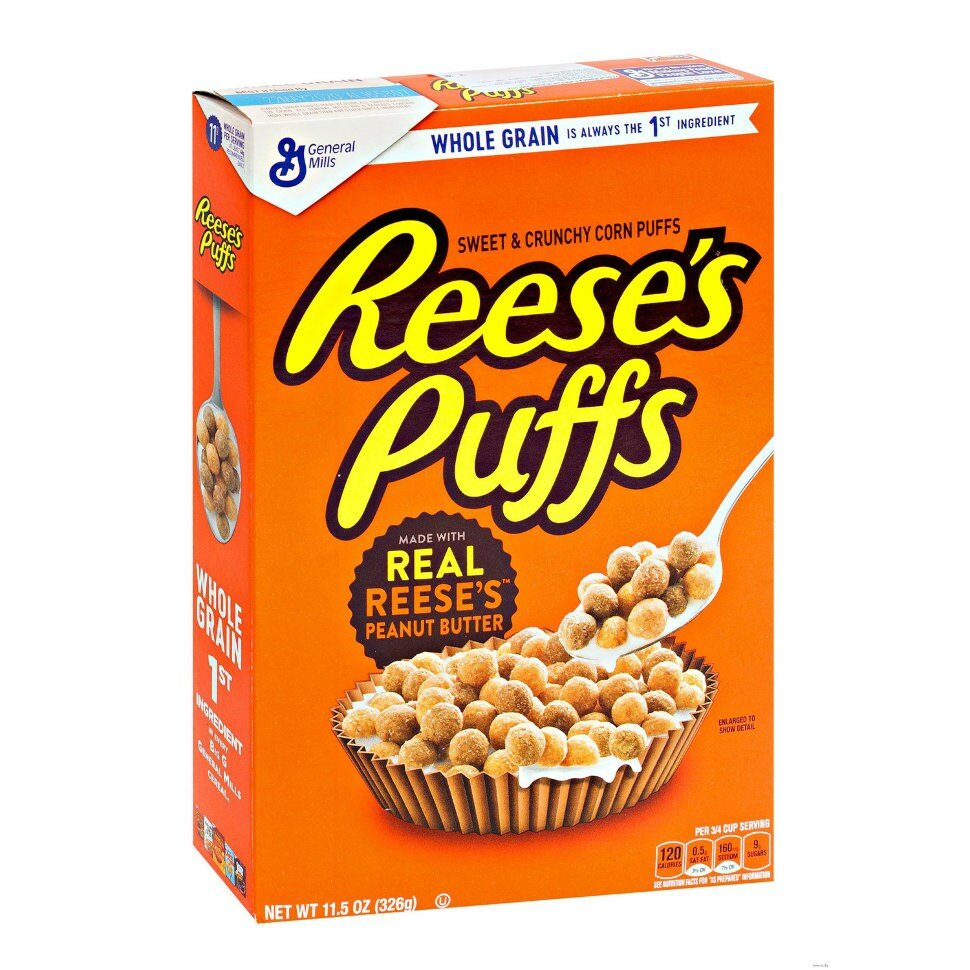 Готовый завтрак Reeses Puffs 326гр