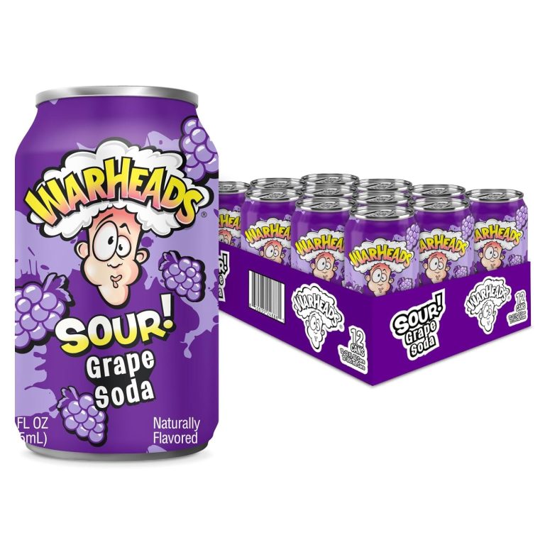 Напиток газ. Warheads Sour Grape Soda 355ml