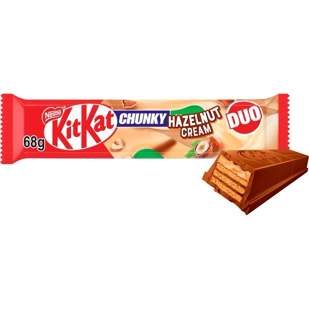 Батончик KitKat 68гр CHUNKY DUO крем фундук