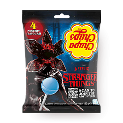Карамель Chupa Chups Stranger Things 4 вкуса 120гр Италия