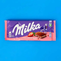 Шоколад Milka Strawberry Yoghurt Польша 100гр
