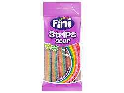 Мармелад FINI Strips Sour (Пластинки Фантазия в сахаре) 90гр Испания