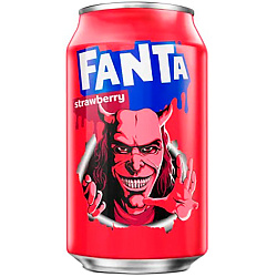 Напиток Fanta Strawberry BLACK PHONE 2 (Фанта Клубника) 355мл