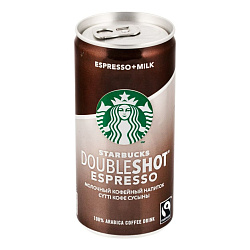 Напиток кофейный Starbuks Doubleshot 200мл