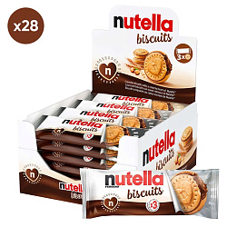 Печенье с крем начинкой NUTELLA 22гр Польша
