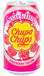 напиток газ Chupa Chups RASPBERRY CREAM 0,345 Корея