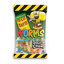 Жев.мармелад TOXIC WORMS 142гр