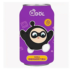 Газ. напиток QDOL Pokemon 330мл Виноград