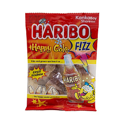 Мармелад Haribo FIZZ HAPPY COLA 70гр Турция