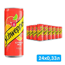 Напиток Schweppes CITRUS MIX 330МЛ Польша