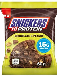 Печенье протеиновое Snickers Chocolate&Peanut (Сникерс Шоколад-Арахис) 60г
