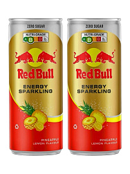 Энерг.напоток RedBull Ананас-Лимон без сахара 0.25л ЖБ Тайланд