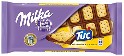 Шоколад Milka Sendwich TUC Польша 87гр