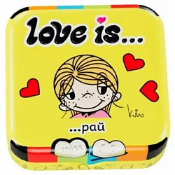 Освежающие конфеты LOVE is в форме сердца со вкусом морской соли и лимона 20гр ЖБ